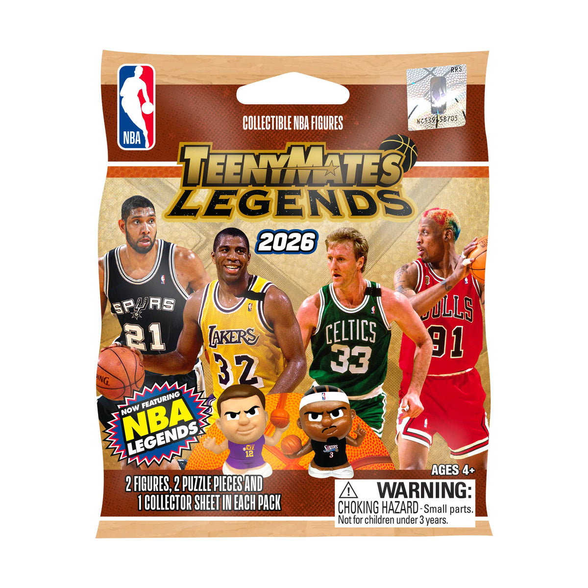Party Animal - NBA Legends TeenyMates 2026 Gravity Feed Display