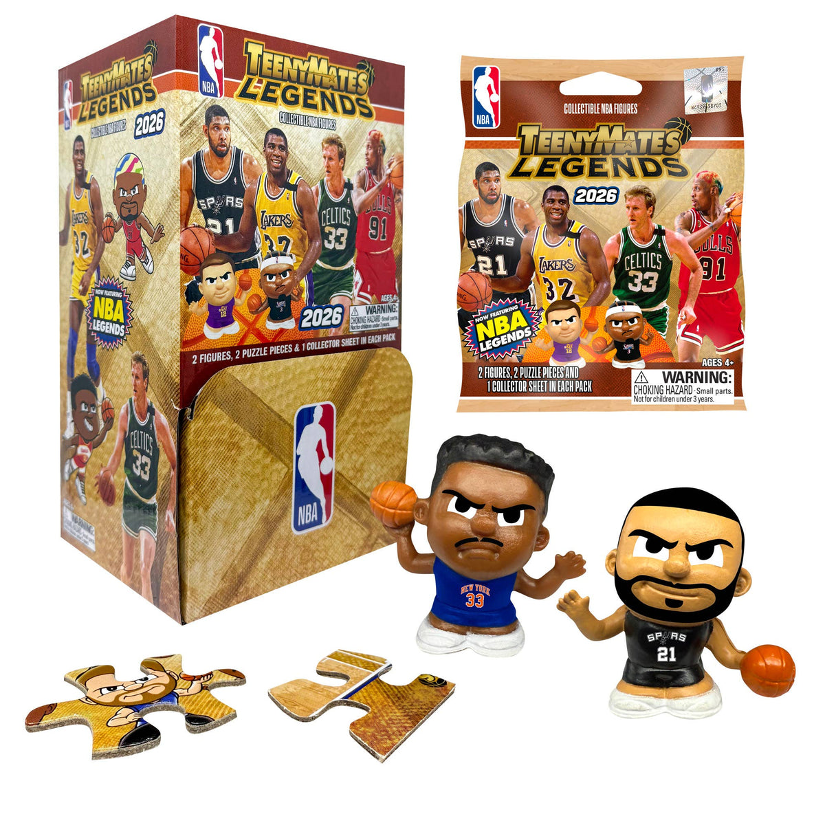 Party Animal - NBA Legends TeenyMates 2026 Gravity Feed Display