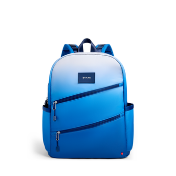 STATE Blue Gradient Diagonal Kane Double Pocket Large Backpack (F2562486498)