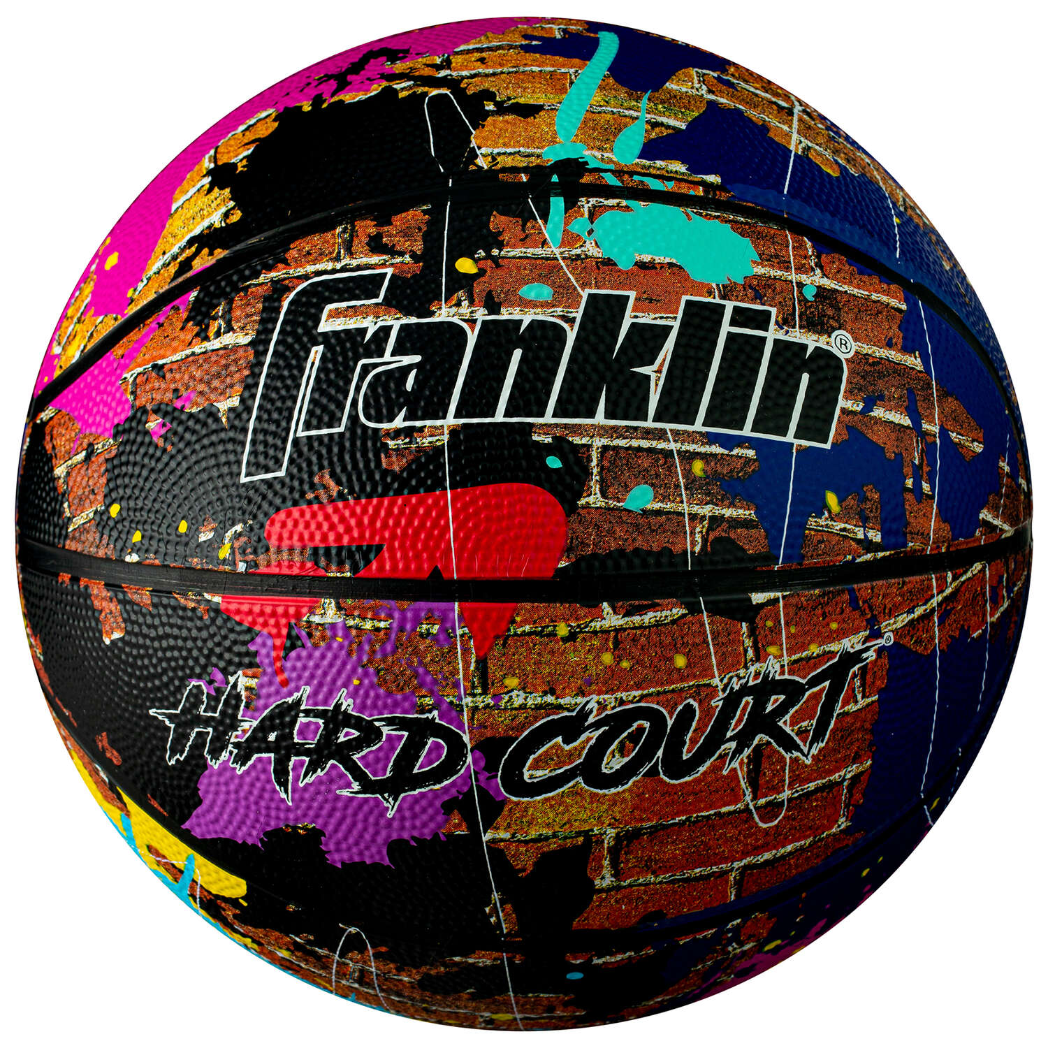 Multi color basketball, Franklin logo