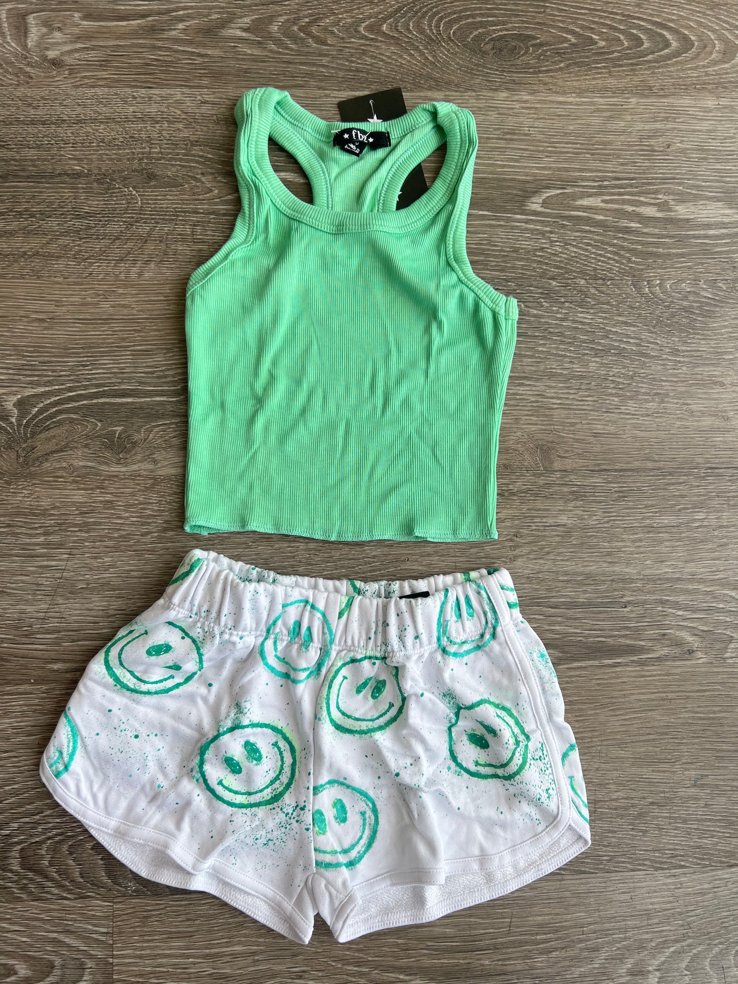 Flowers By Zoe Green Smiley Short Set