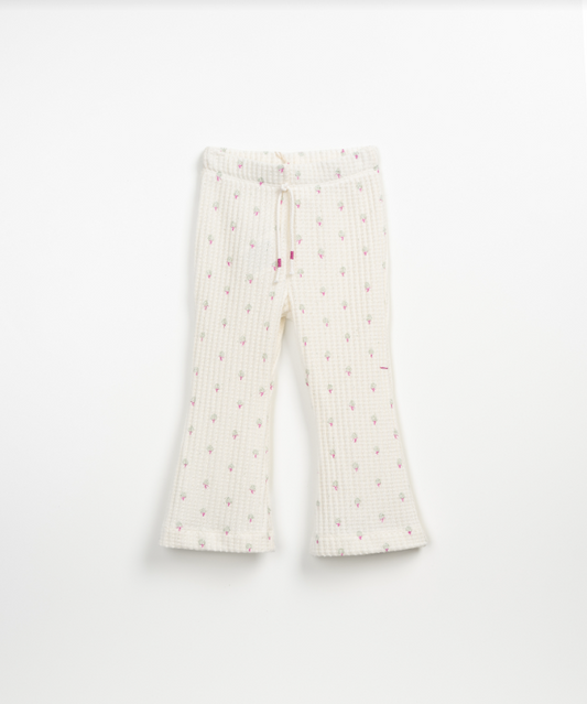 PLAY UP PRINTED RIB TROUSERS