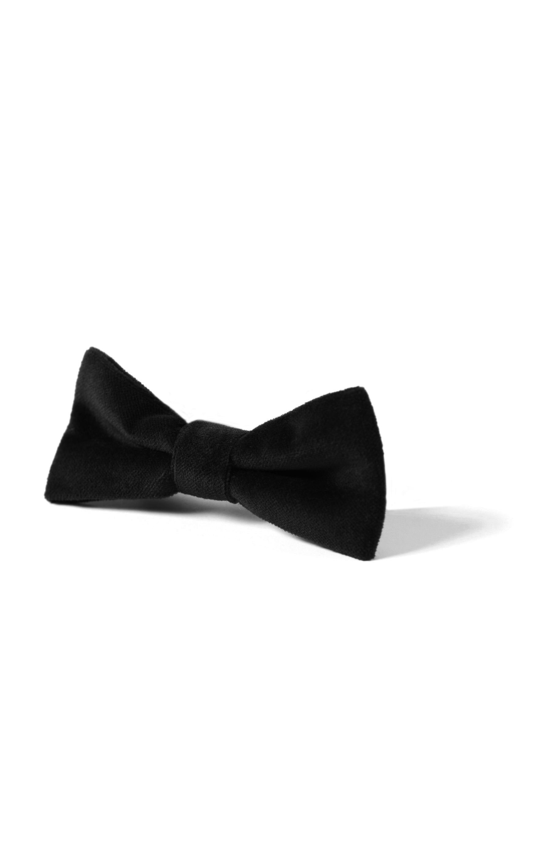 Appaman black velvet bow tie