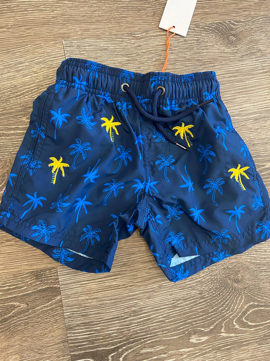 Sundek Boys Navy Palm Trees Trunk