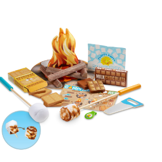 Melissa & Doug Let's Explore Campfire S'mores Play Set