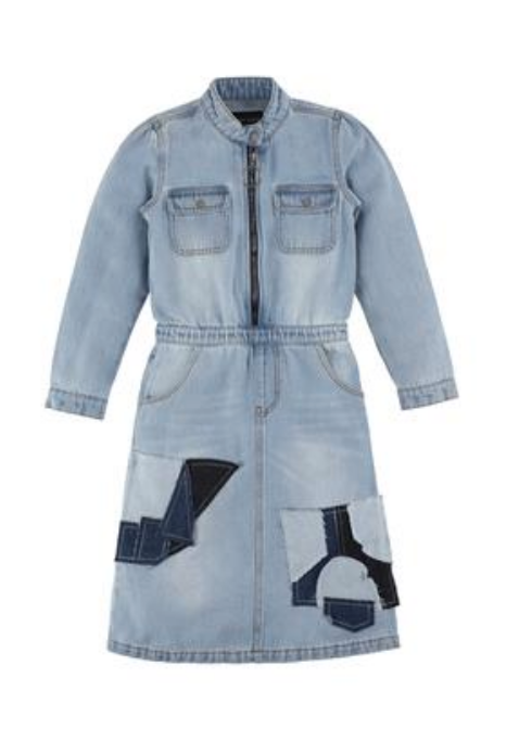 IIMJ Nottingham Blue Patch Denim Dress