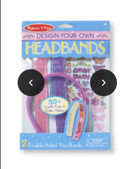 Melissa & Doug Headbands Design and Decorate Craft Kit