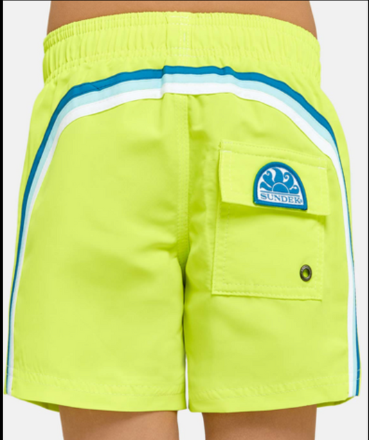 Sundek Boys Neon Yellow Trunk