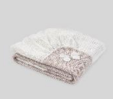 Paz Rodriguez Knit Newborn Shawl Luar