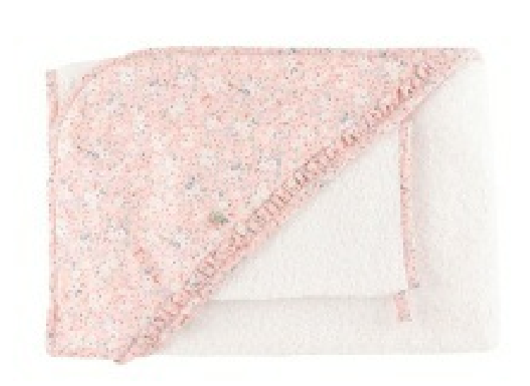 Purete Baby Pink Floral Towel