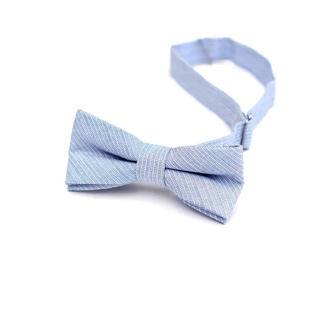Appaman blue seersucker bow tie