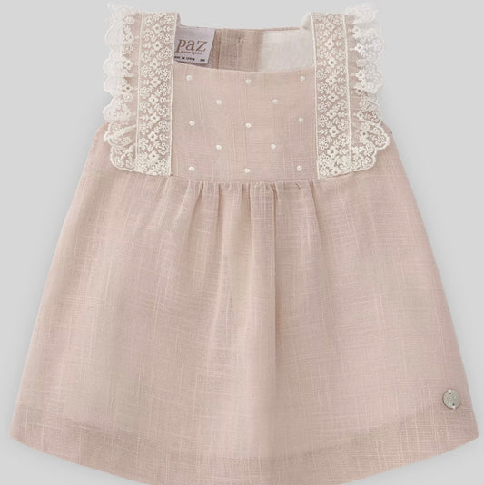 Paz Rodriguez Woven Newborn Dress