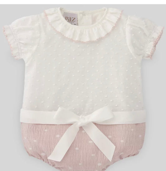 Paz Rodriguez Pink Makeup Newborn Dress